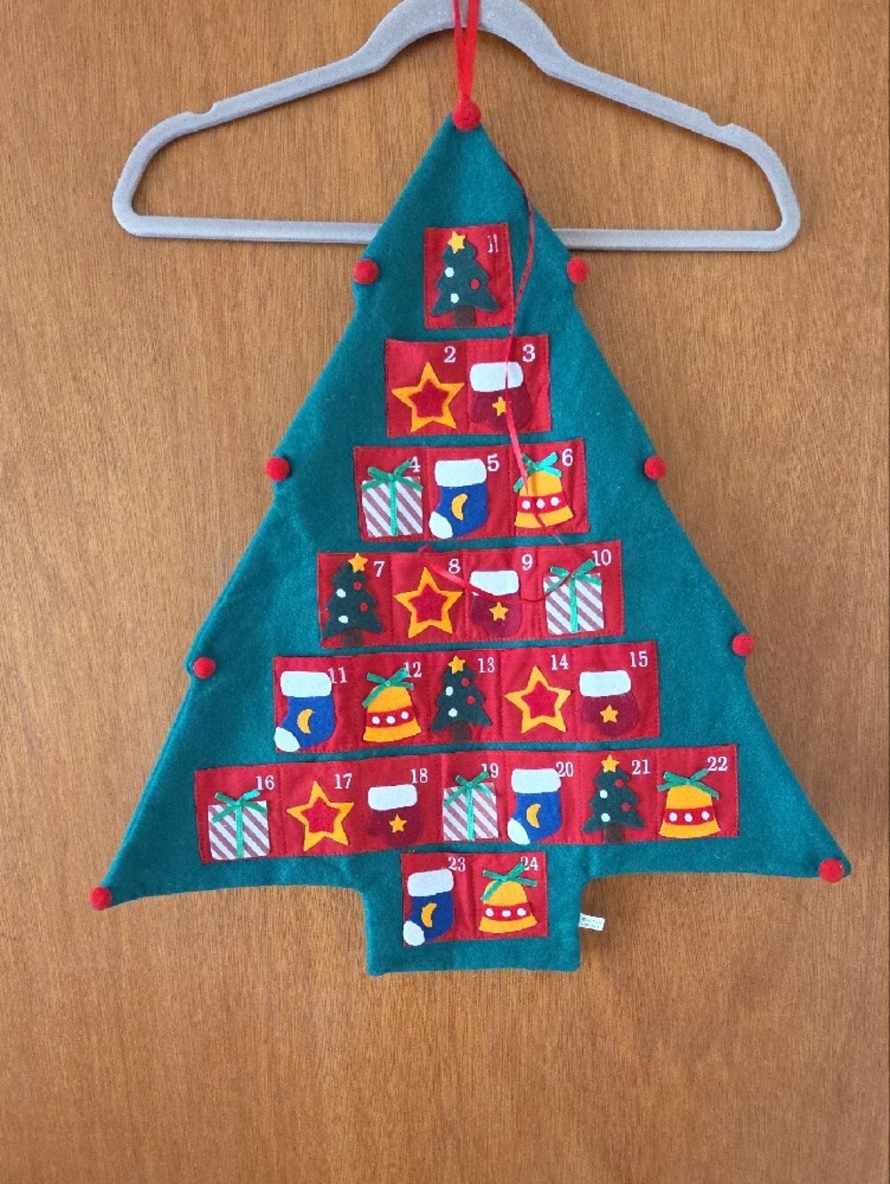 Felt Christmas Tree Advent Calendar